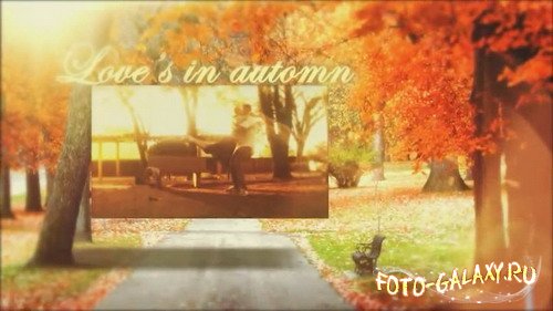 Love's in automn - Project for After Effects 