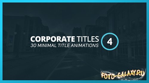 Corporate Titles 4 - Project for After Effects (Videohive)