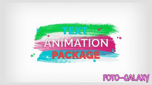 Brush Kinetic Typography - After Effects Templates 
