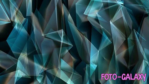 Videohive - Blue Shine Poligonal Background Loop - 
25080320
