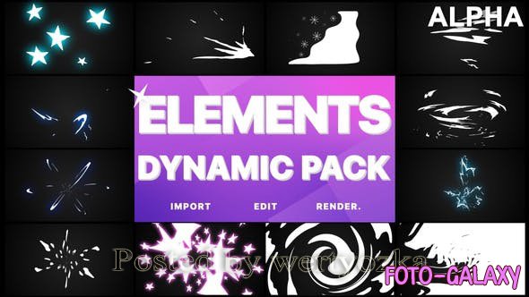 Videohive - Dynamic Elements | Motion Graphics Pack - 
25499878