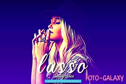 Lasso Painting Photoshop Action - 5444739