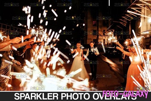 Wedding sparkler overlays Photoshop overlay - 934526