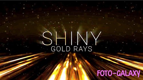 Shiny Gold Rays | Award Titles 4 - Project for After Effects