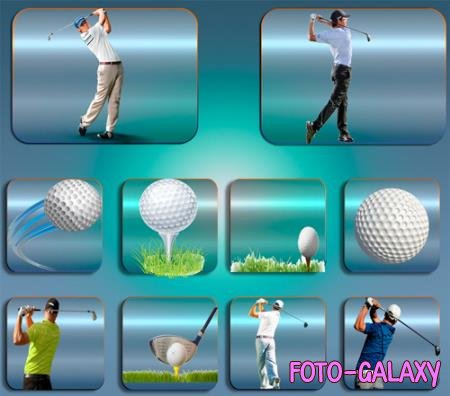 Прозрачные картинки для фотошопа - Игра в гольф
