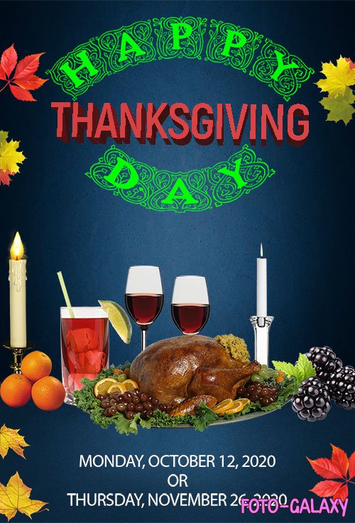 Thanks Giving Flyer PSD Template