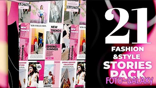 21 Trendy Fashion Stories Pack 045 - Project for After Effects