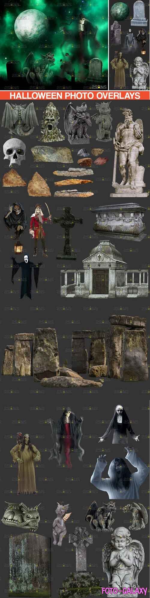 35 Halloween overlay & Ghost Clipart Photoshop overlay - 994989