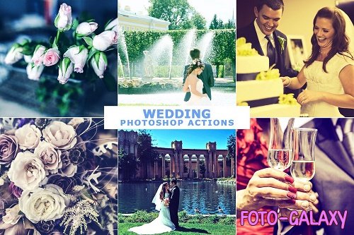 10 Wedding Photoshop Actions - 4689472