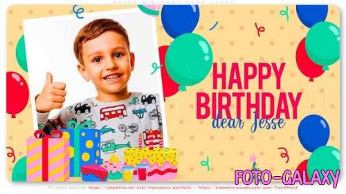 Videohive - Happy Birthday Dear Jesse - 29478976