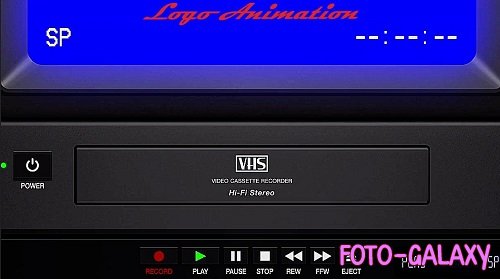 VHS Logo Animation Intro 854329 - Project for After Effects