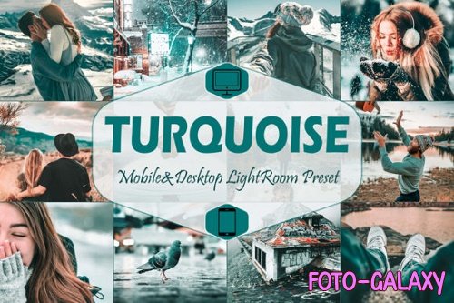10 Turquoise Mobile & Desktop Lightroom Presets