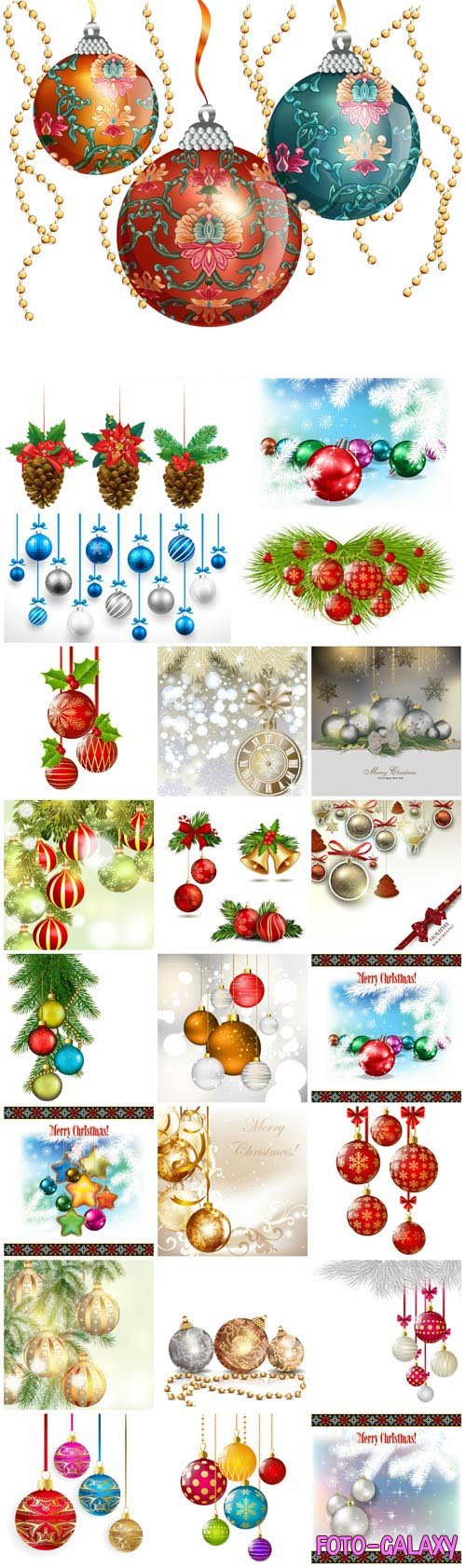 New Year and Christmas illustrations in vector 49