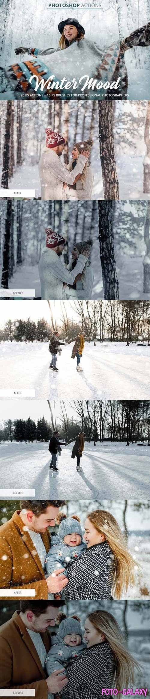 CreativeMarket - Winter Mood Actions for Photoshop - 4849563