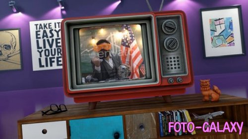 Videohive - Old TV Youtube Opener - 29347658