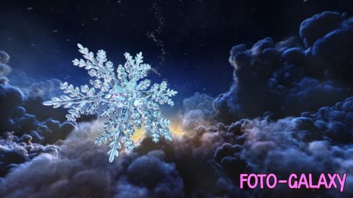 Videohive - Christmas Snowflake Intro - 29640932