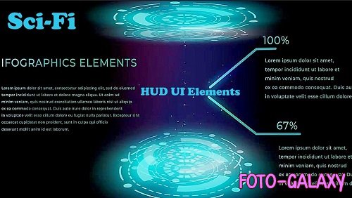 Sci-Fi Infographics HUD UI Elements 861878 - Project for After Effects