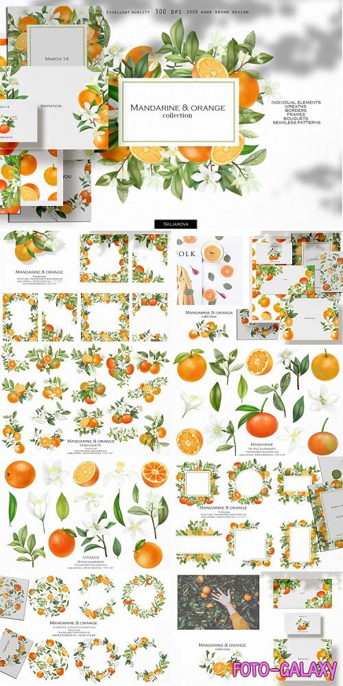 Mandarine & orange collection - 770317