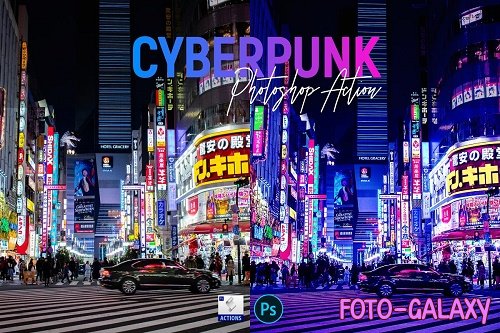 CreativeMarket - Cyberpunk | PSD action 5726360