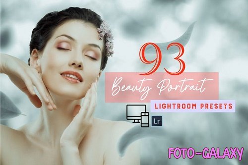 CreativeMarket - 93 Beauty Portrait Lightroom Presets 5758242