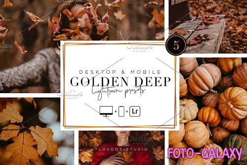 CreativeMarket - Golden Deep - Lightroom Presets 5200047
