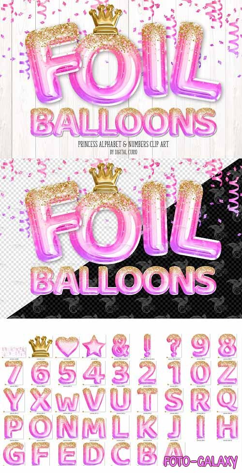Princess Foil Balloon Alphabet - 5760785