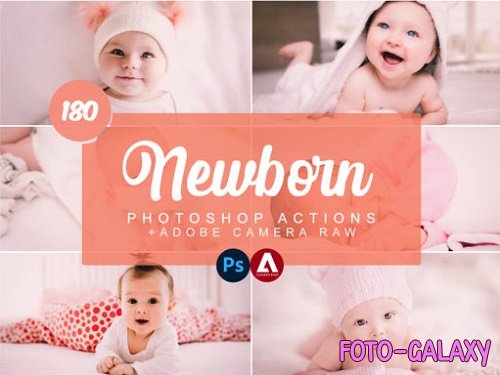Newborn Photoshop Actions and ACR Preset