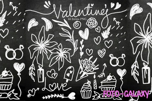 Valentine's Chalk Board-Mini Bundle - 1165658