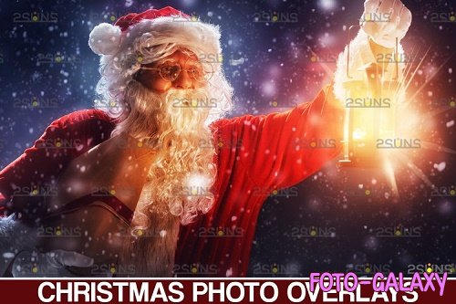 Christmas overlay & Sparkler overlay, Photoshop overlay - 1132934