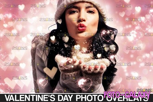 Valentine's photo overlays, photoshop, blowing heart, kiss - 1132956