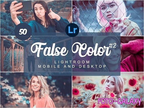 CreativeMarket - False Color Mobile Desktop Presets 5734595