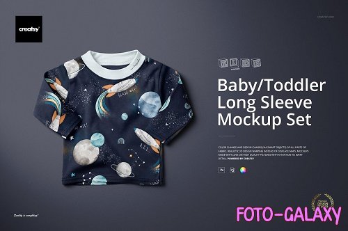 Baby Toddler Long Sleeve Mockup Set - 4606420