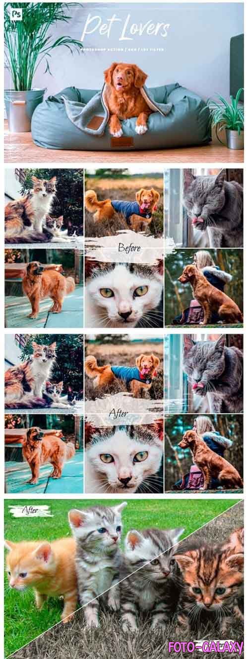 10 Pet Lovers Photoshop Action, ACR, LUT Presets