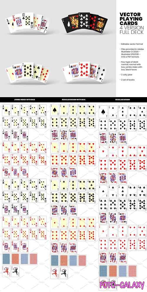 Vector Playing Cards - 4 Version - 5916398