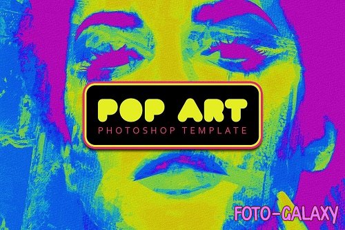 CreativeMarket - Pop Art Photoshop Template 5790110