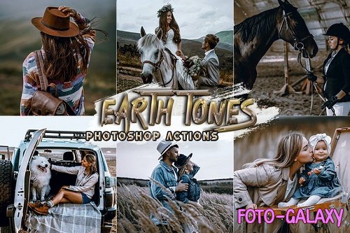 Earth Tones Photoshop Actions