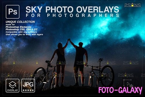 Night Sky Overlays, Pastel sky, sky overlay textures V4 - 1254121