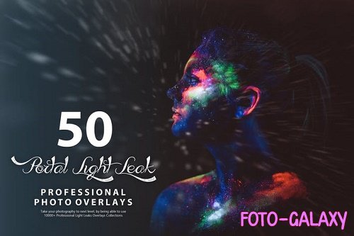 50 Portal Light Leak Photo Overlays