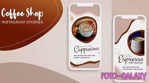 Social Media Stories Coffee Shop 914890 - Project for After Effects