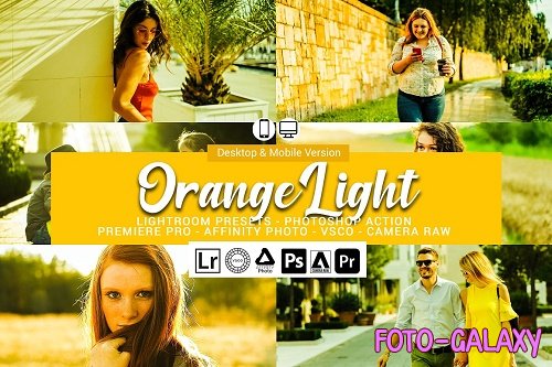 CreativeMarket - Orange Light Presets 5698212