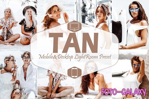 10 Tan Mobile & Desktop Lightroom Presets, warm LR preset - 627931