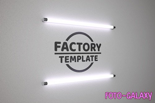 Logo in the bulb of fluorescent lamp - 6120037