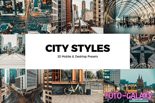 20 City Styles Lightroom Presets - 6150453