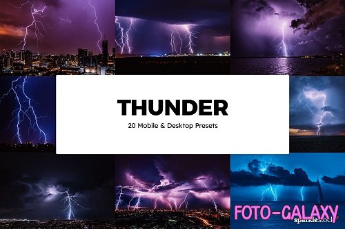 20 Thunder Lightroom Presets & LUTs  - 6182677