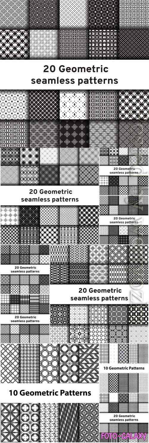 Seamless geometric texture in vector