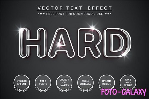 Hard Metal - editable text effect - 6213370 - Hard Metal - editable text effect