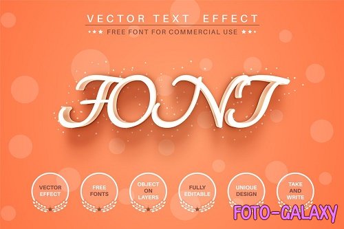Orange - editable text effect - 6242963