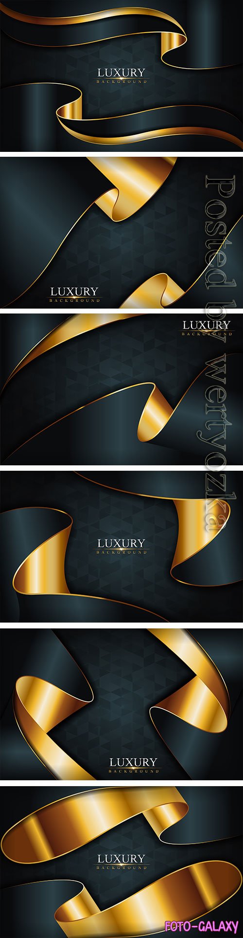 Luxury dark navy combination with golden lines background design
