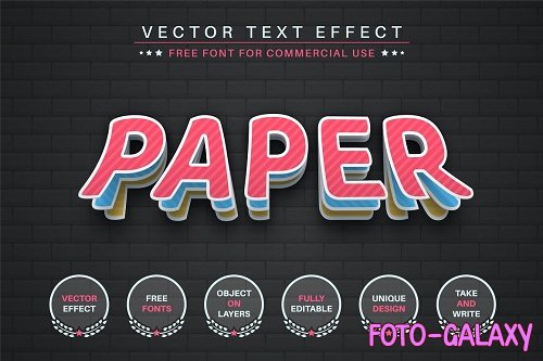Color layer - editable text effect - 6259392