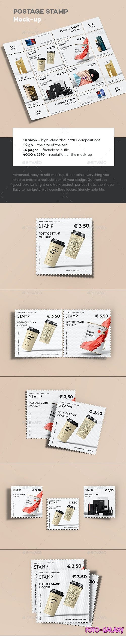 Postage Stamp Mockup - 32396102